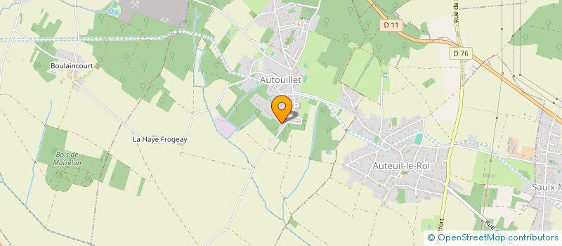 localisation de l'entreprise SCI ADRIELLE  AUTOUILLET