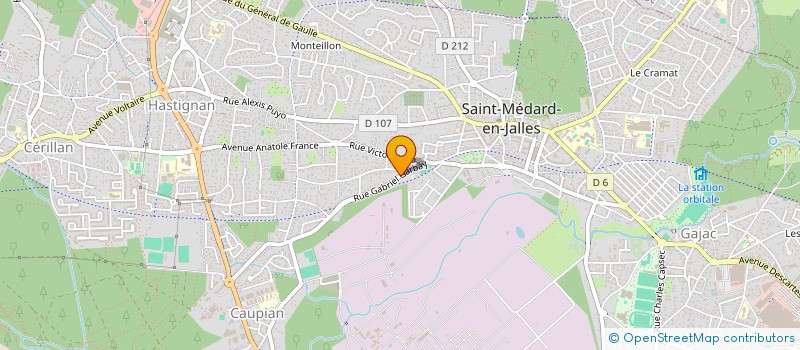 localisation de l'entreprise SCI ADRIELLE  SAINT-MEDARD-EN-JALLES