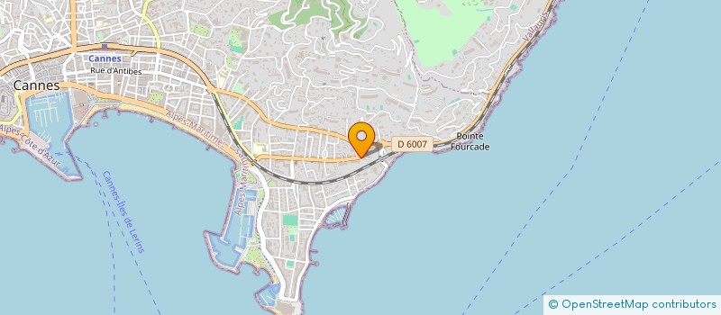 localisation de l'entreprise SCI ADRIEN à CANNES