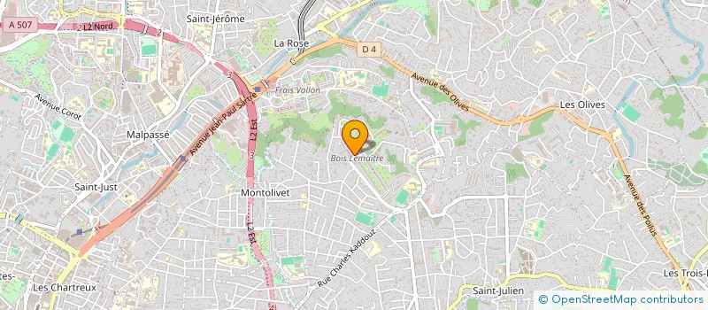 localisation de l'entreprise SCI ADRIEN à MARSEILLE 12EME