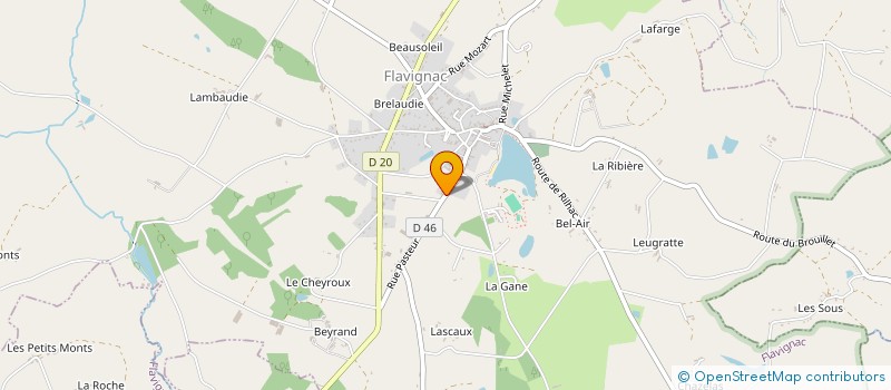 localisation de l'entreprise SCI ADRIEN  FLAVIGNAC