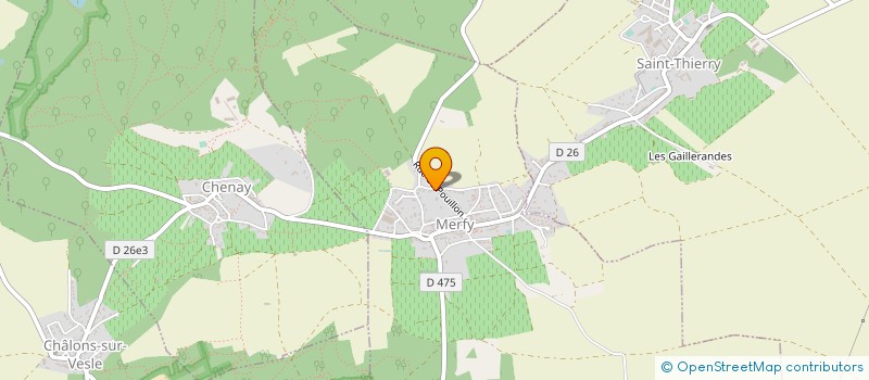 localisation de l'entreprise SCI ADRIEN  MERFY