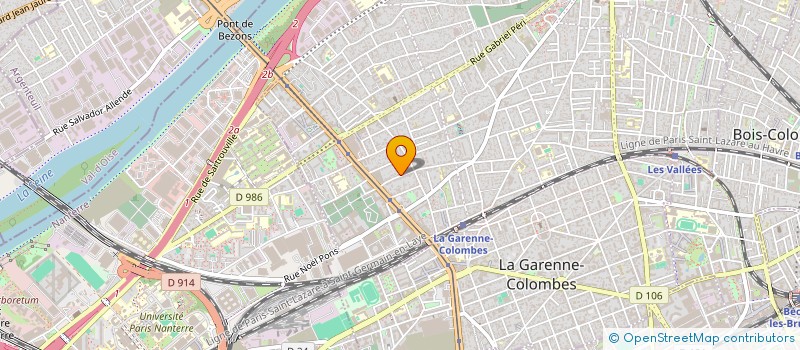localisation de l'entreprise SCI ADRIEN  COLOMBES