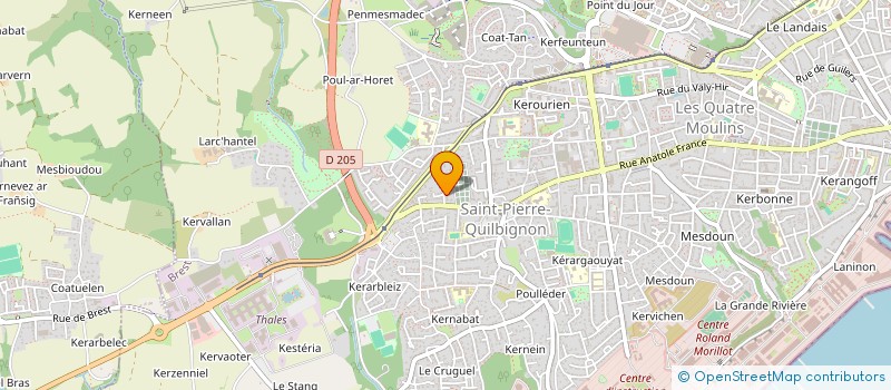 localisation de l'entreprise SCI ADRIEN  BREST