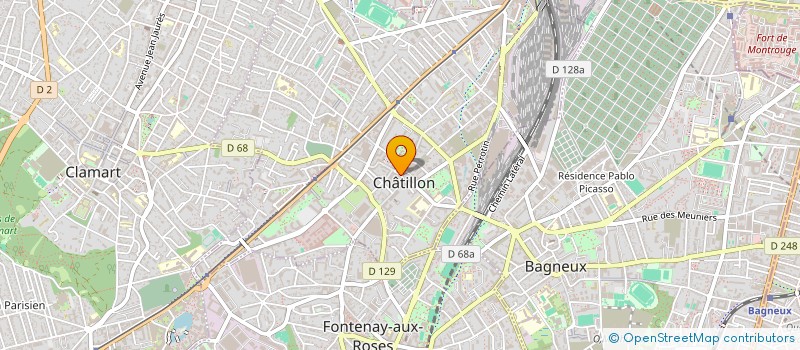 localisation de l'entreprise SCI ADRIEN  CHATILLON