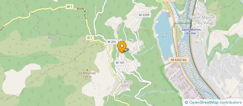 localisation de l'entreprise SCI ADRIEN  LE BROC