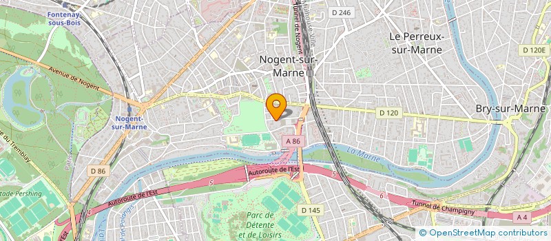 localisation de l'entreprise SCI ADRIEN CHLOE à NOGENT-SUR-MARNE
