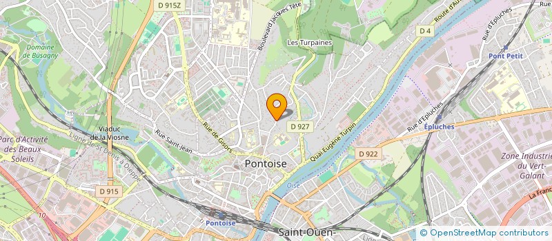 localisation de l'entreprise SCI ADRIEN ET VICTOIRE  PONTOISE