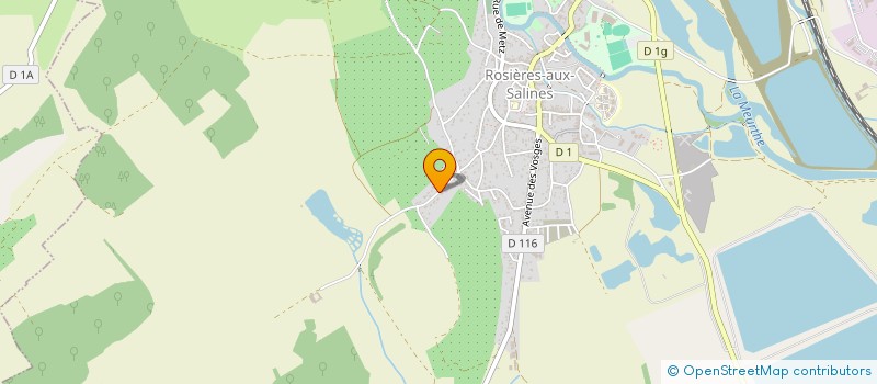 localisation de l'entreprise SCI ADRIEN LES ORRES  ROSIERES-AUX-SALINES