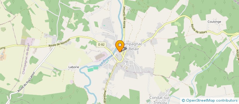 localisation de l'entreprise SCI ADRIENNE  CHAMPAGNAC-DE-BELAIR