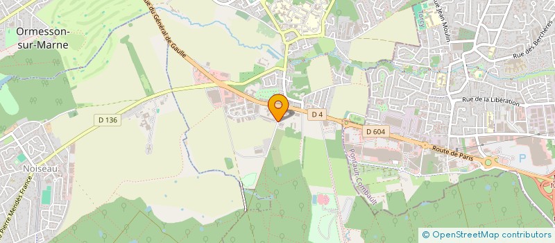 localisation de l'entreprise SCI ADRIENNE  LA QUEUE-EN-BRIE