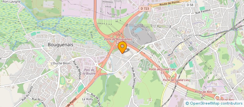 localisation de l'entreprise SCI ADRIENNE D4  BOUGUENAIS