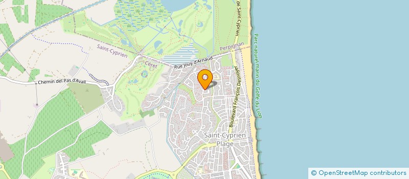 localisation de l'entreprise SCI ADRIGUI  SAINT-CYPRIEN
