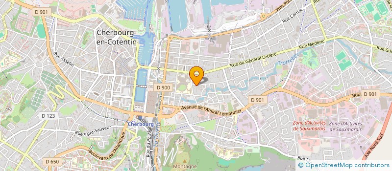 localisation de l'entreprise SCI ADRILU à CHERBOURG-EN-COTENTIN
