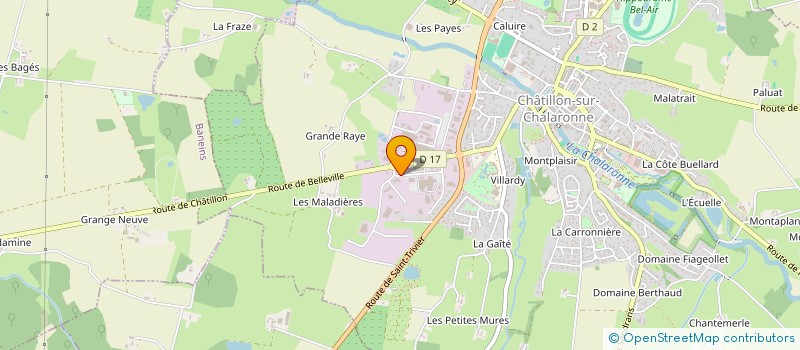 localisation de l'entreprise SCI ADRIMAN  CHATILLON-SUR-CHALARONNE