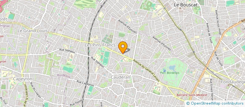 localisation de l'entreprise SCI ADRIMAR 15  BORDEAUX