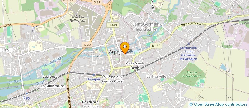 localisation de l'entreprise SCI ADRIMATH  ARPAJON