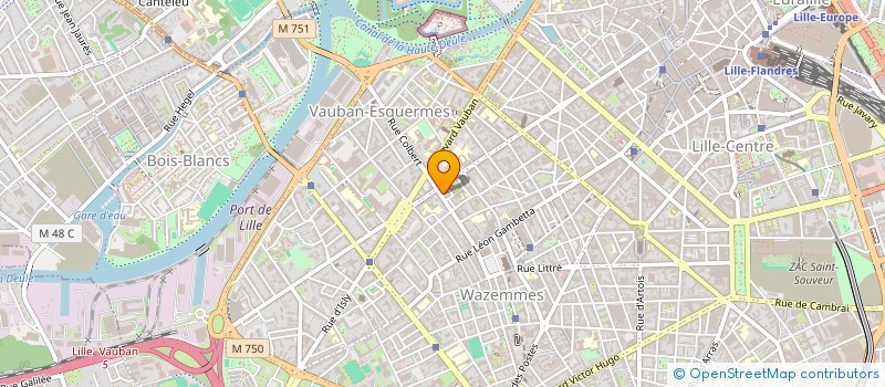 localisation de l'entreprise SCI ADRIMM à LILLE