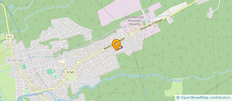 localisation de l'entreprise SCI ADRINAT  AUDENGE