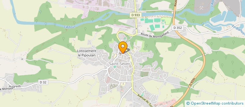 localisation de l'entreprise SCI ADRISO à SAINT-SEVER