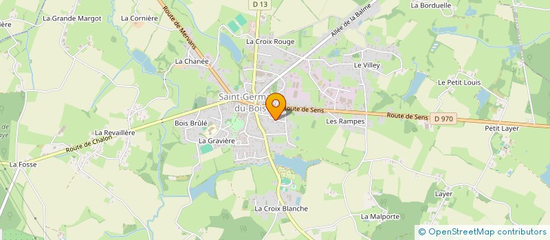 localisation de l'entreprise SCI ADRITINE à SAINT-GERMAIN-DU-BOIS