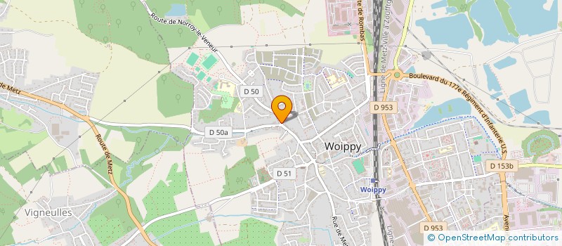 localisation de l'entreprise SCI ADRL à WOIPPY