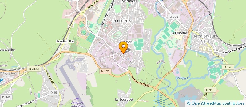 localisation de l'entreprise SCI ADRM à AURILLAC