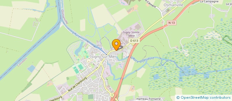 localisation de l'entreprise SCI ADRO  ISIGNY-SUR-MER