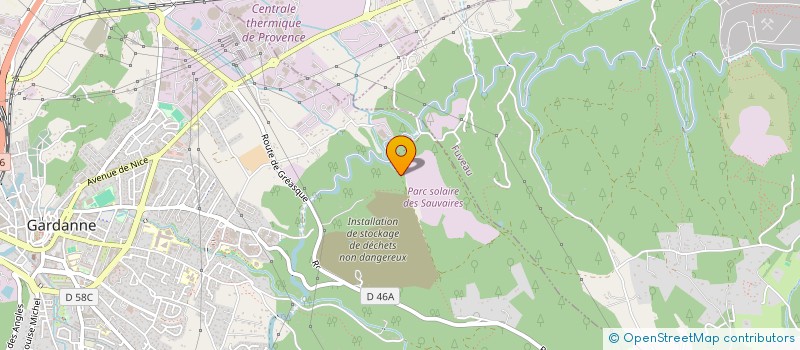 localisation de l'entreprise SCI ADRO à GARDANNE