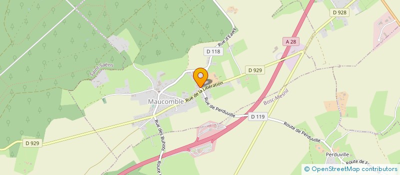 localisation de l'entreprise SCI ADROMAX  MAUCOMBLE