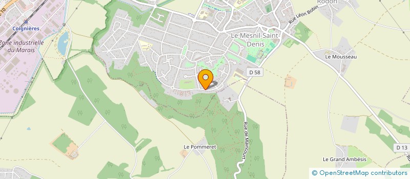 localisation de l'entreprise SCI ADRYADE  LE MESNIL-SAINT-DENIS