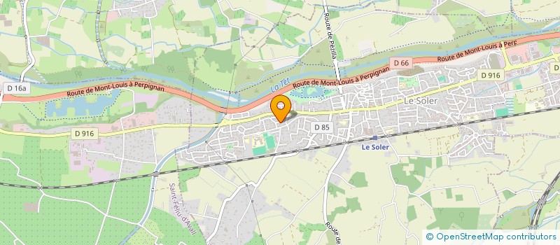 localisation de l'entreprise SCI ADS 2005  LE SOLER