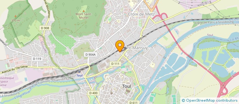 localisation de l'entreprise SCI ADS  LA VOGE-LES-BAINS