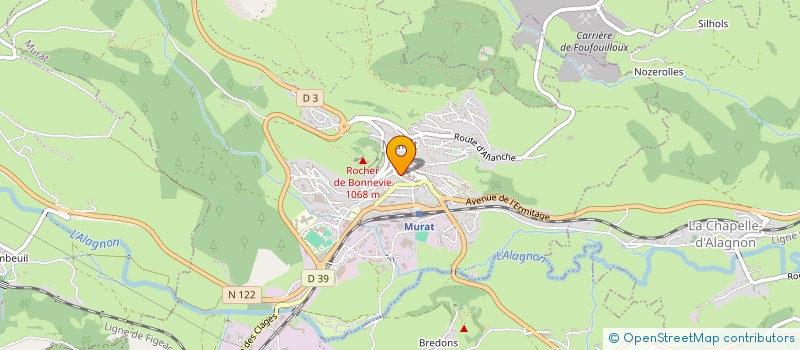 localisation de l'entreprise SCI ADS à MURAT