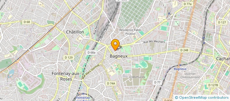 localisation de l'entreprise SCI ADS à BAGNEUX