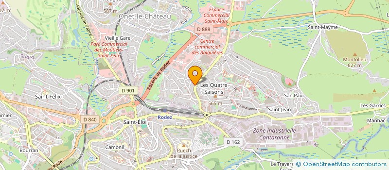 localisation de l'entreprise SCI ADS  ONET-LE-CHATEAU