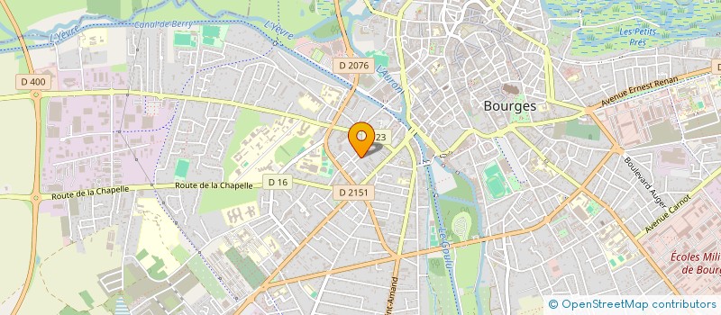 localisation de l'entreprise SCI ADS  BOURGES