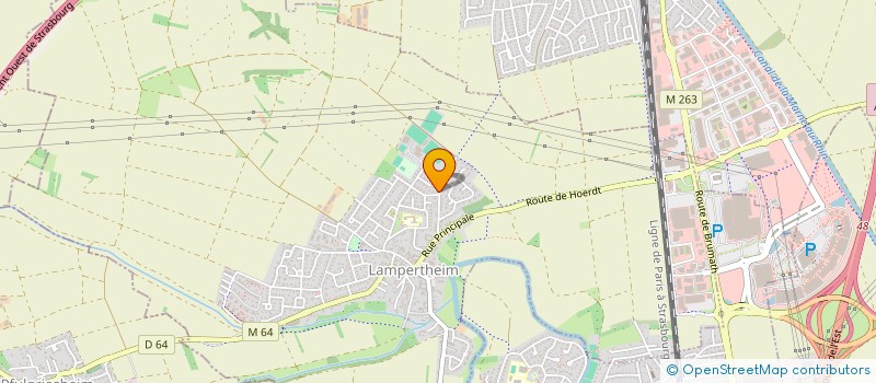 localisation de l'entreprise SCI ADSL 21  LAMPERTHEIM