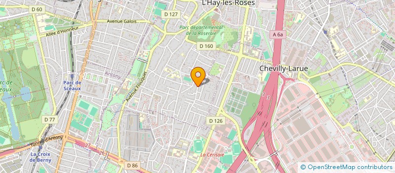 localisation de l'entreprise SCI ADSM  L'HAY-LES-ROSES