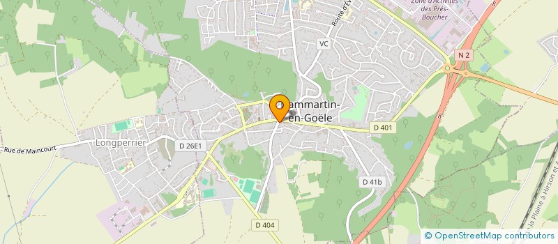 localisation de l'entreprise SCI ADSO  DAMMARTIN-EN-GOELE