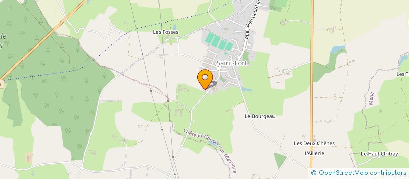 localisation de l'entreprise SCI ADTIF  CHATEAU-GONTIER-SUR-MAYENNE