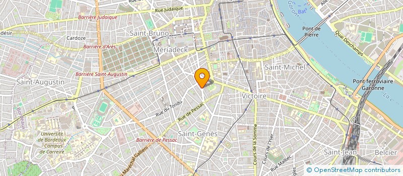 localisation de l'entreprise SCI ADV  BORDEAUX