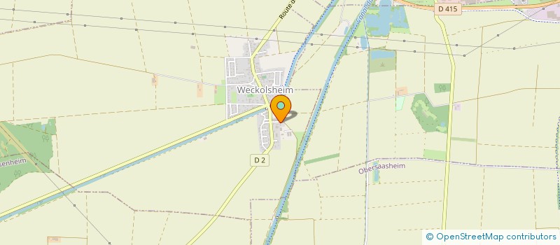 localisation de l'entreprise SCI ADV  WECKOLSHEIM