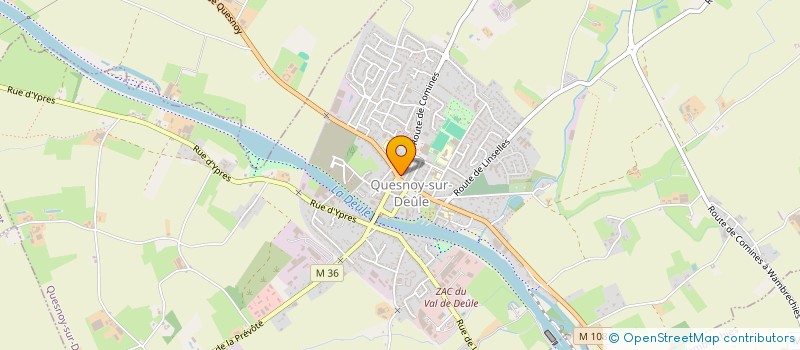 localisation de l'entreprise SCI ADV à QUESNOY-SUR-DEULE