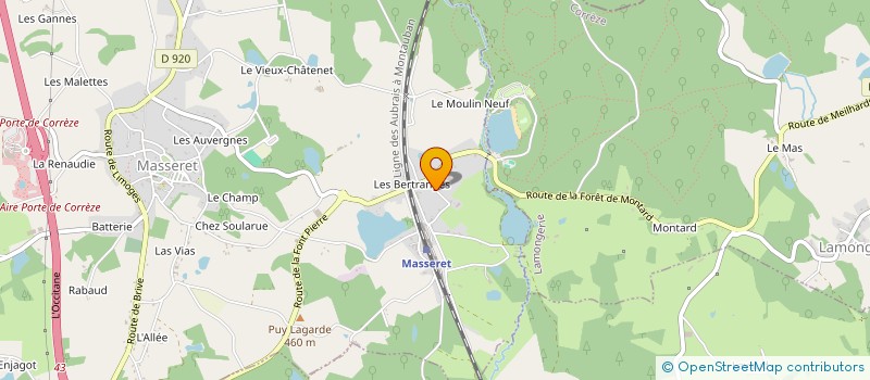 localisation de l'entreprise SCI ADVENCEO IMMOBILIER  MASSERET