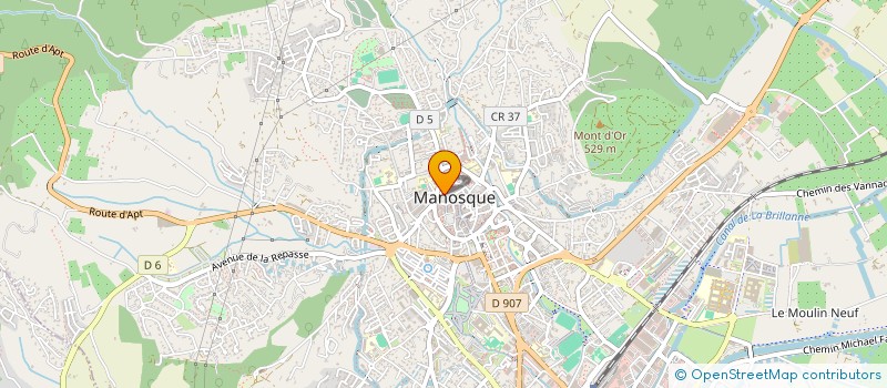 localisation de l'entreprise SCI ADVENTICE  MANOSQUE