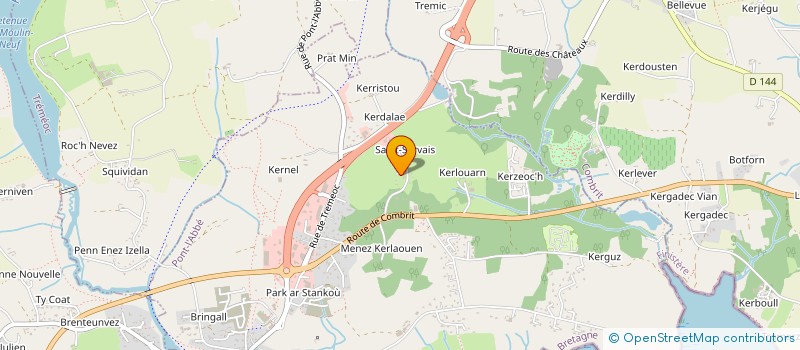 localisation de l'entreprise SCI ADVENTLG  PONT L ABBE