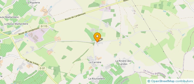 localisation de l'entreprise SCI ADVG  LE LOROUX-BOTTEREAU