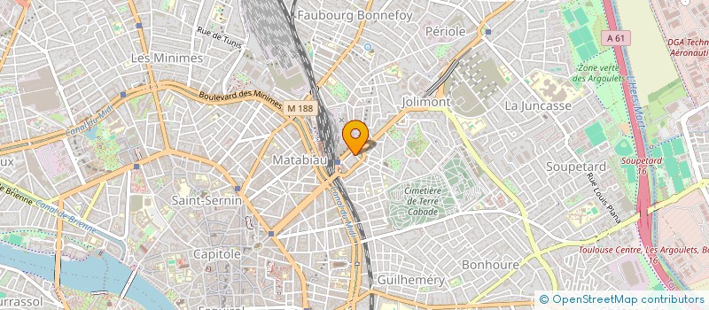 localisation de l'entreprise SCI ADVI à TOULOUSE