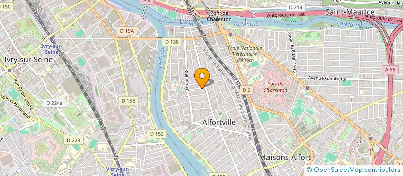 localisation de l'entreprise SCI ADVLA à ALFORTVILLE